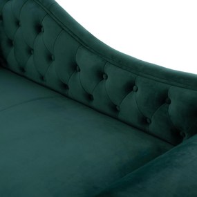 Ανάκλινδρο T.Chesterfield Niovi κυπαρίσσι βελούδο 187x61x82Υ εκ. 187x61x82 εκ.