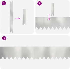 vidaXL Περίγραμμα γκαζόν 20 pcs Ασημί 100 x 0.05 x 20 εκ