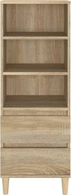 vidaXL Ντουλάπι Sonoma Δρυς 40x36x110 εκ. από Επεξεργασμένο Ξύλο