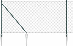 vidaXL Στύλος Περιφράξεων Πράσινο 10 x 1,2 μ (40 x 40 mm πλέγμα)