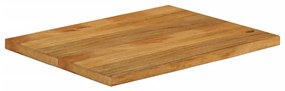 vidaXL Επιφάνεια Τραπεζιού 80x60x2,5 εκ. Live Edge Μασίφ Ξύλο Μάνγκο