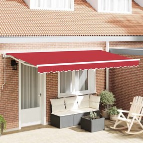 vidaXL Σκηνίτσα Αναδιπλούμενη Κόκκινο 400x200 cm ύφασμα