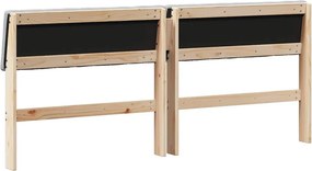 vidaXL Ταπετσαρισμένο κεφαλάρι Ανοιχτό γκρι 180 cm