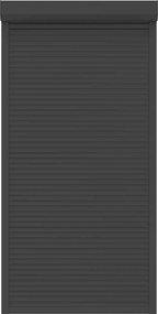 vidaXL Ρολό εισόδου Ανθρακί 110 x 220 cm Αλουμίνιο και Πολυουρεθάνη