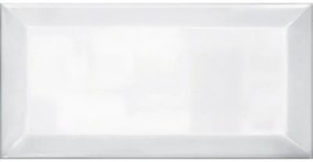 Karag Metro Bizoute Πλακάκι White 10x20cm Τιμή τετραγωνικού 23€/ Συσκευασία 1m2, 50 τεμάχια