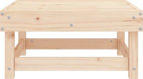 vidaXL Υποπόδιο Κήπου από Μασίφ Ξύλο Πεύκου