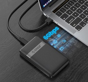 ORICO θήκη για 2.5" SATA HDD/SSD 2577C3-V1, 6Gbps, μαύρη