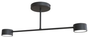 Κρεμαστό Φωτιστικό Οροφής 8W 2xGX53 HALO Emibig-1355/2-Μαύρο 1355/2