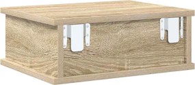 vidaXL Κομοδίνο Δρύς Sonoma 40 x 31 x 15 εκ Επεξεργασμένο ξύλο