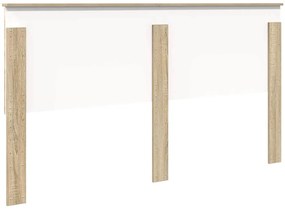 vidaXL Κεφαλάρι με κεφαλάρι Δρύς Sonoma 200 cm Επεξεργασμένο ξύλο