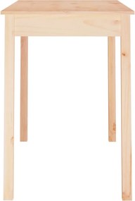 vidaXL Τραπεζαρία 110x55x75 εκ. από Μασίφ Ξύλο Πεύκου
