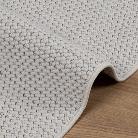 vidaXL Χαλιά χώρου Ορθογώνιος LUGO Κρεμ 150 x 80 cm Πολυεστέρας