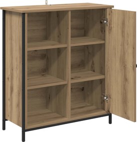 vidaXL Πλαϊνό γραφείο Artisan Oak 70 x 30 x 80 εκ. Επεξεργασμένο Ξύλο