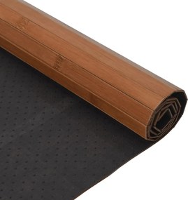 vidaXL Χαλί Ορθογώνιο Καφέ 70 x 100 εκ. Μπαμπού