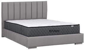 Επενδυμένο Κρεβάτι Udine Fylliana Ανθρακί 160x200 εκ. 167x214x115 εκ.