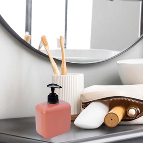 Επιτραπέζιο Πλαστικό Dispenser 500ml σε 3 Χρώματα - Κόκκινο