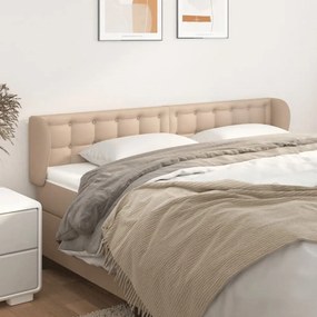 Κεφαλάρι με Πτερύγια Καπουτσίνο 163x23x78/88εκ. Συνθετικό Δέρμα - Καφέ