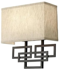 Απλίκα Φωτιστικό  Τοίχου  2xE14 Lanza Elstead Lighting HK-LANZA2 Ανθρακί