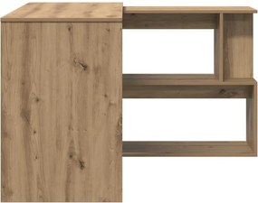 vidaXL Γραφείο Γωνιακό Τεχνίτης Δρυς 200,5x50x76 εκ Επεξεργασμένο Ξύλο