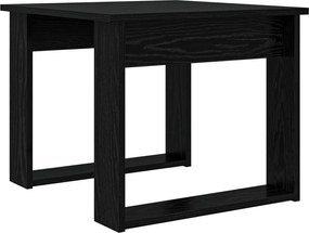 vidaXL Σετ Τραπεζιού Για Καφέ 2 pcs Μαύρη Οξυά Επεξεργασμένο ξύλο