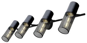 Σποτ Πολύφωτο Aca Alcatraz OD604S84BK Black