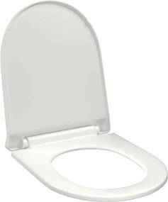 vidaXL Κάλυμμα Λεκάνης με Soft Close &amp; Quick Release Λευκό