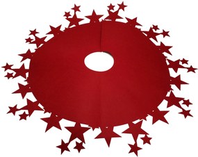 Ποδιά Χριστουγεννιάτικου Δέντρου με διάμετρο 98cm - Κόκκινο