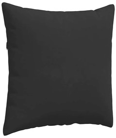 vidaXL Μαξιλάρι Καναπέ 2 pcs Μαύρο 80 x 80 cm ύφασμα