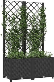 vidaXL Κήπος Μαύρο 80 x 40 x 136 cm