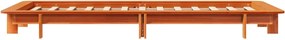 vidaXL Σκελετός Κρεβ. Χωρίς Στρώμα Καφέ Κεριού 90x200 εκ Μασίφ Πεύκο