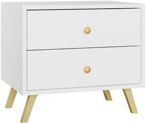 Κομοδίνο Siena-Leuko - 54.00Χ41.00Χ48.00cm