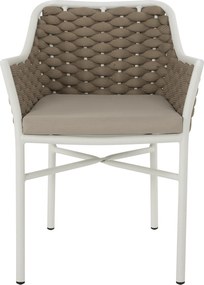 ΠΟΛΥΘΡΟΝΑ HM5858.02 ΛΕΥΚΗ ΜΕ ΣΧΟΙΝΙ ΜΠΕΖ 56x58x76Yεκ.