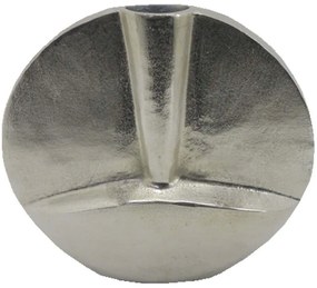 Βάζο Kalia 029010 35x10x35cm Nickel Αλουμίνιο