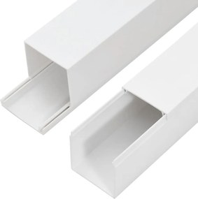 vidaXL Κανάλι Καλωδίων 100 x 60 χιλ. 10 μ. από PVC