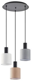 Φωτιστικό Οροφής Τρίφωτο Homelighting 77-8915 Flex Black