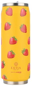 Ποτήρι - Θερμός Berry Bright Save The Aegean 01-31190 500ml Yellow-Red Estia