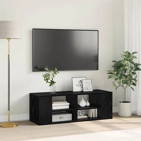 vidaXL Τοίχου Ντουλάπι Τηλεόρασης Μαύρη δρυς 102 x 35 x 35 cm