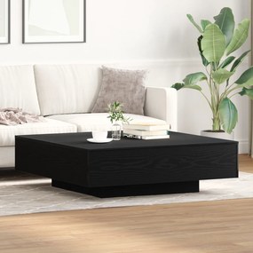 vidaXL τραπεζάκι καφέ , Μαύρο Δρυς, 100x100x31 εκ, από Ξύλο
