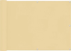 vidaXL Οθόνη Μπαλκονιού PU επενδεδυμένος οξφόρδης αλουμίνιο