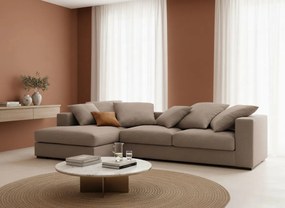 Γωνιακός καναπές Pilo-Προσαρμόσιμη-225φ 145β εκ.-Sand (Star4603)