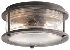 Πλαφονιέρα Φωτιστικό Οροφής 1xE27 IP44 Φανάρι Ashland Bay Elstead Lighting-KL-ASHLANDBAY-F-Γκρι KL-ASHLANDBAY-F