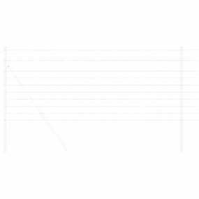 vidaXL Περίφραξη αγρού Γκρι 1 x 10 m Ατσάλι