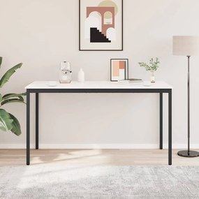vidaXL Τραπέζι μπαρ Λευκό 200 x 100 x 105 εκ. Στερεά ξυλεία πεύκου