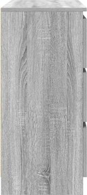 vidaXL Ντουλάπι Γκρι Sonoma 80x35x76 εκ. Επεξεργασμένο Ξύλο