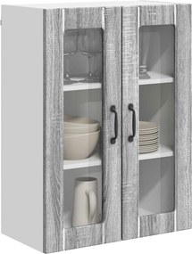 VidaXL Ραφιέρα τοίχου LUCCA Γκρι Sonoma 60 x 31 x 80 εκ.