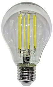 Adeleq Led Λάμπα Cog Αχλάδι Διάφανο Ε27 10W 230V Ψυχρό 13-2721100