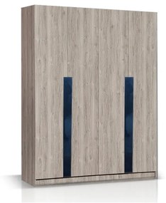 ΧΕΡΙ ΞΥΛΟ Ντουλάπα 4φυλλη LACK 185cm Μ. x 60cm x 240 --ΚΩΔ.: 10-05l