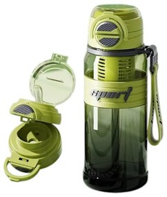 Φορητό παγούρι πλαστικό - 800ml Πράσινο