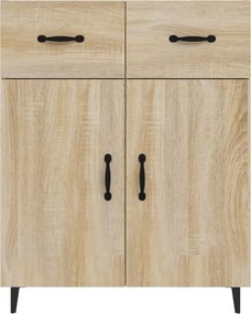 vidaXL Ντουλάπι Sonoma Δρυς 69,5 x 34 x 90 εκ. από Επεξεργασμένο Ξύλο
