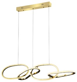 ΚΡΕΜΑΣΤΟ Φ/Σ LED 60W 4800LM CCT IP20 ΧΡΥΣΟ ΑΤΣΑΛΙ + ΑΚΡΥΛΙΚΟ ACA HM88LEDP4GDCCT